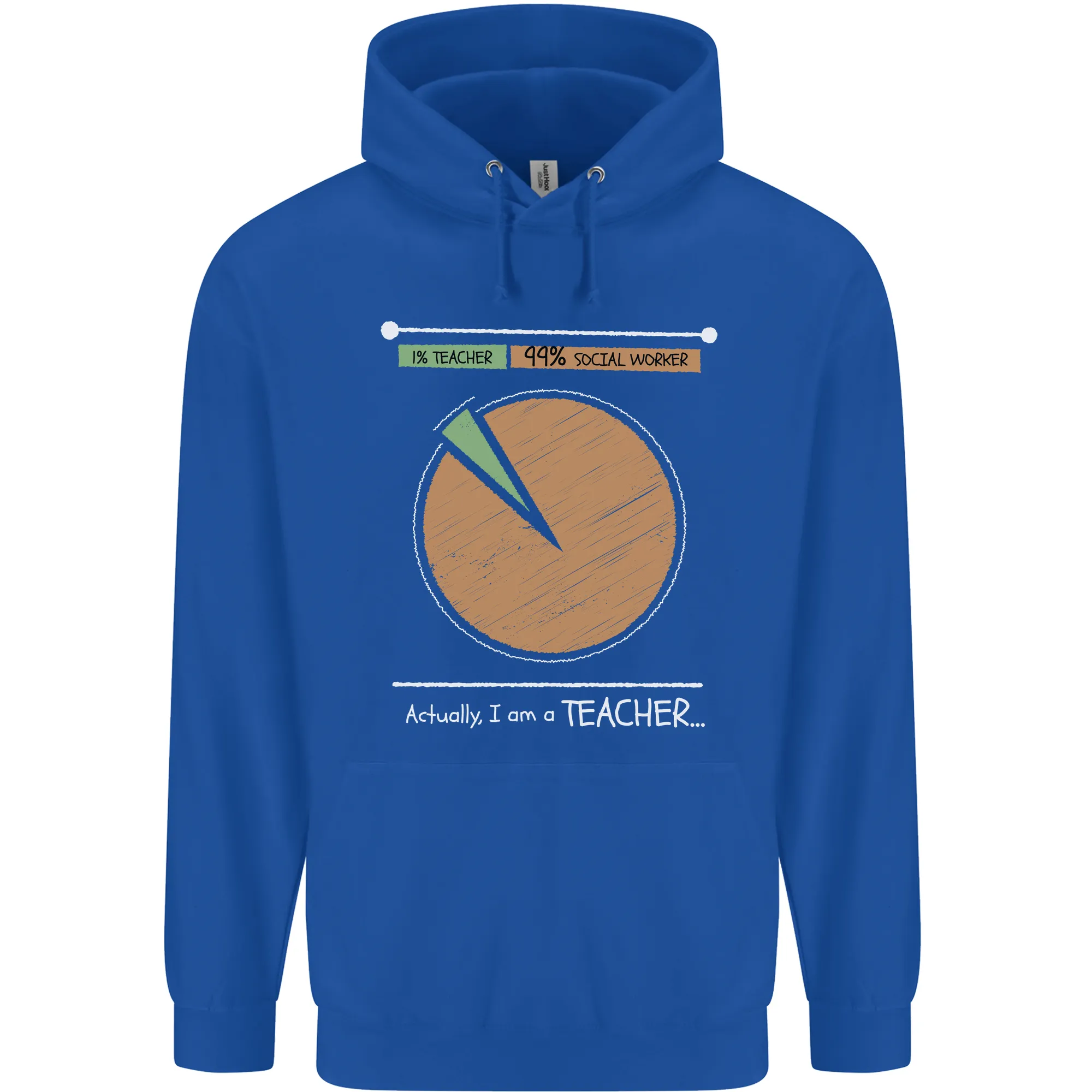 1% Teacher 99% Social Worker Teaching Childrens Kids Hoodie