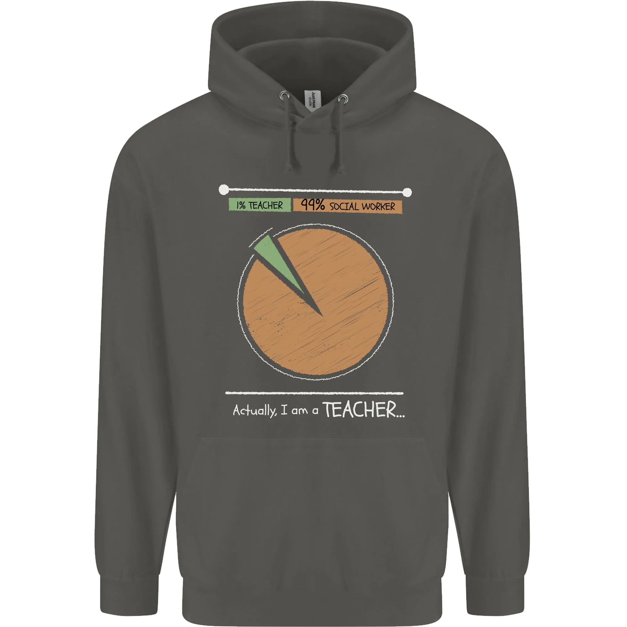 1% Teacher 99% Social Worker Teaching Childrens Kids Hoodie