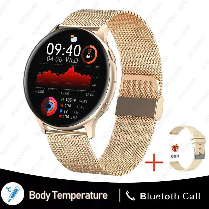 2023 New Bluetooth Call Smart Watch Women Men 1.32 " AMOLED 360*360 HD Pixel Display Smartwatch  Ladies Woman For Xiaomi Huawei