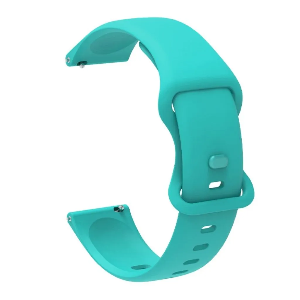 20mm Universal comfortable silicone watch strap - Green