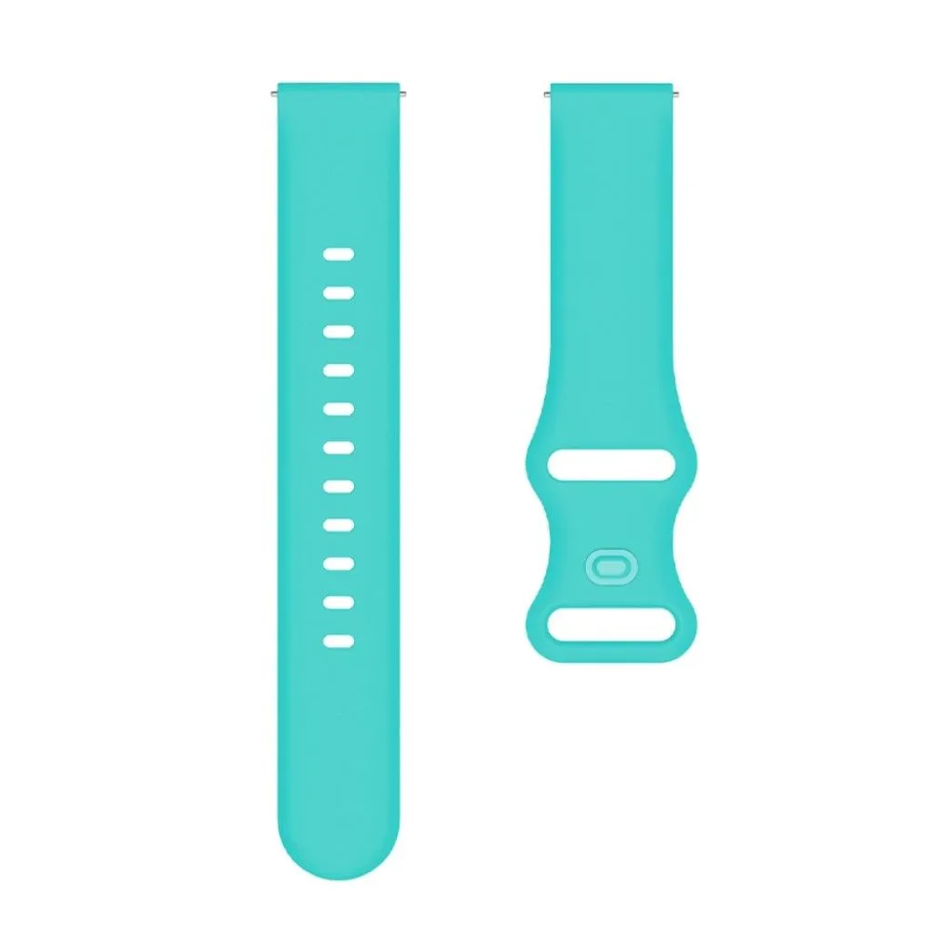 20mm Universal comfortable silicone watch strap - Green