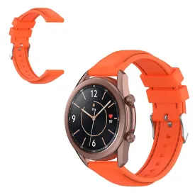 20mm Universal unique silicone watch band - Orange