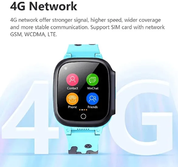 4G Kids GPS Smart Watch Y95 Water Resistant