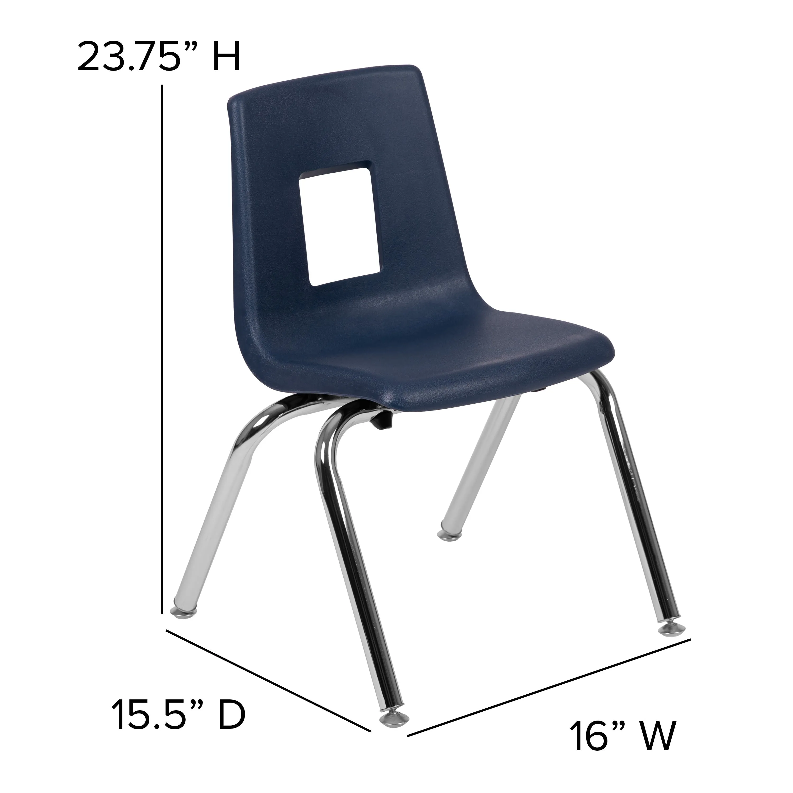 Advantage Student Stack School Chair - 14-inch