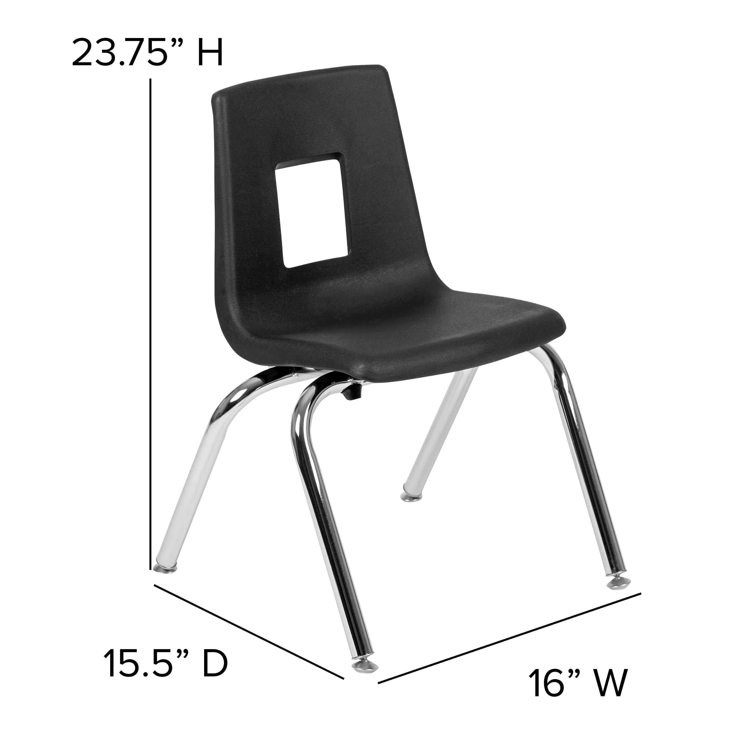 Advantage Student Stack School Chair - 14-inch