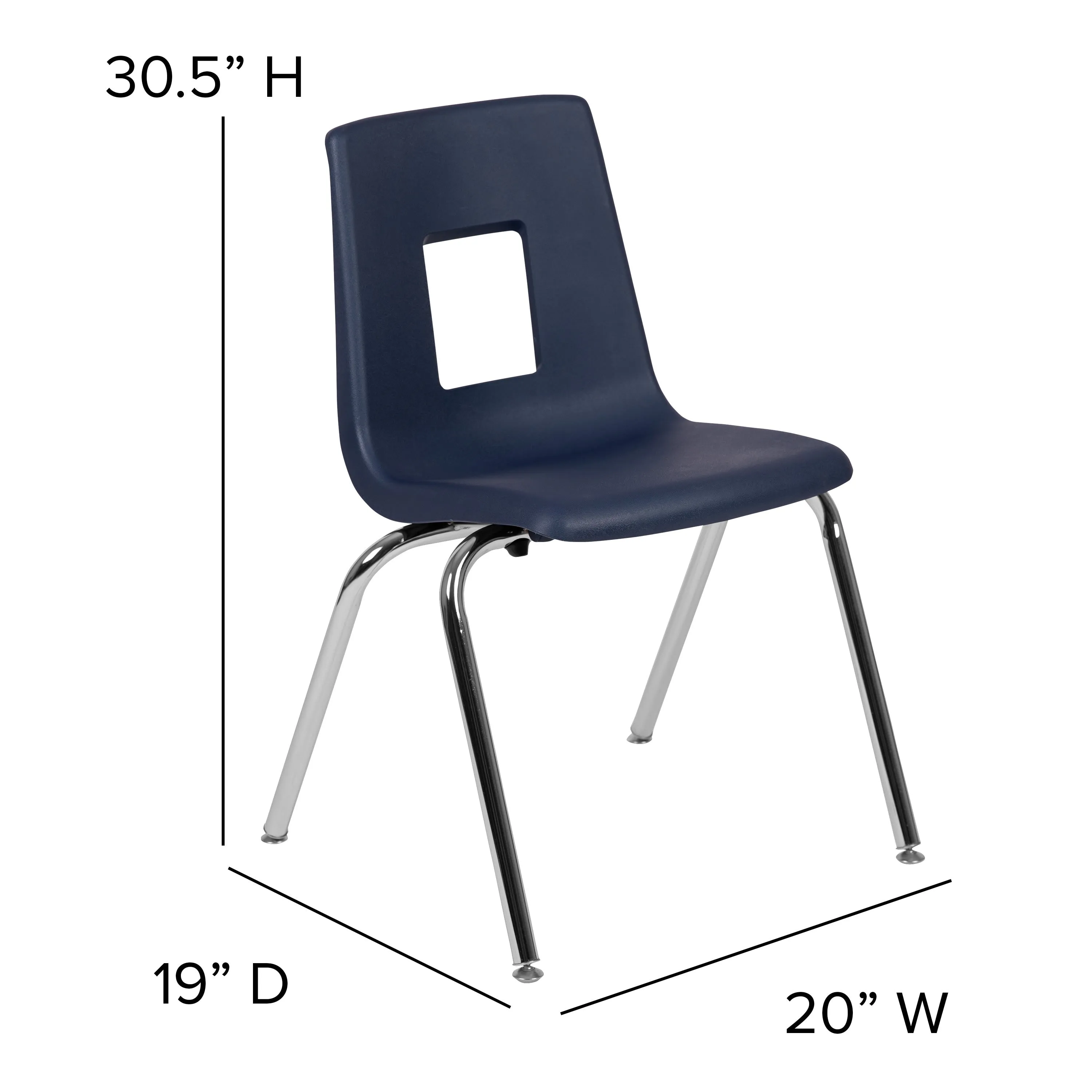 Advantage Student Stack School Chair - 18-inch