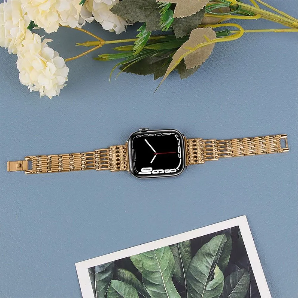 Apple Watch (41mm) elegant stainless steel watch strap - Rose Gold