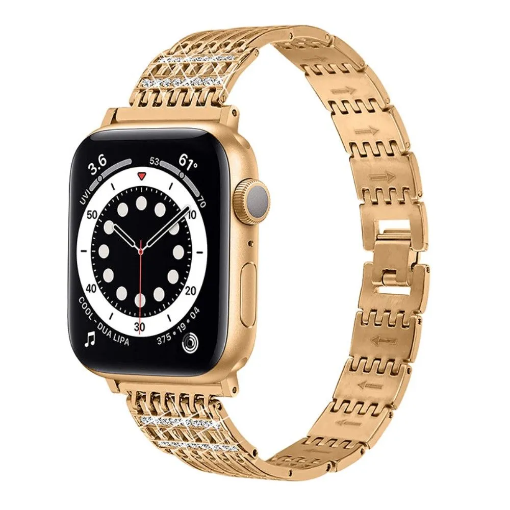 Apple Watch (41mm) elegant stainless steel watch strap - Rose Gold