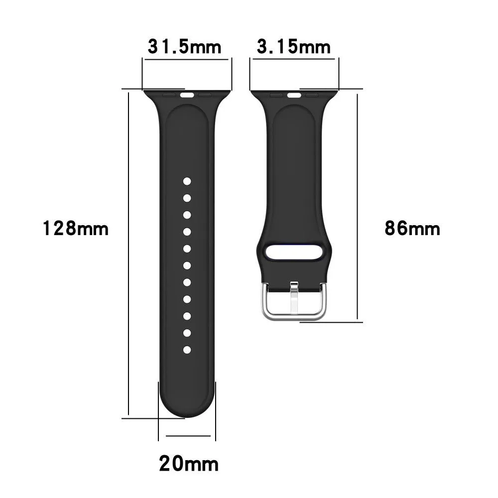 Apple Watch (41mm) IML colorful pattern silicone watch strap - Beast