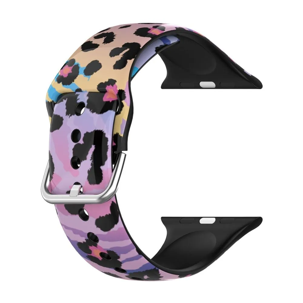 Apple Watch (41mm) IML colorful pattern silicone watch strap - Beast