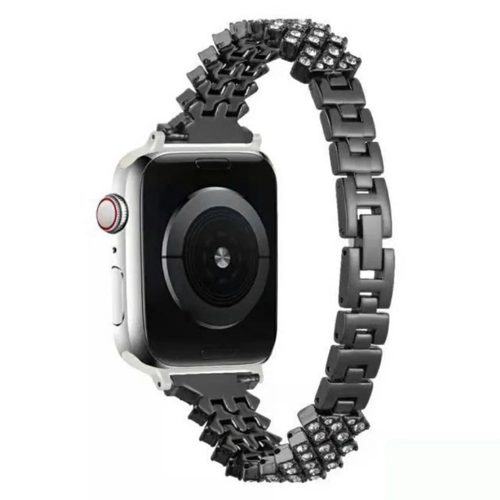 Apple Watch (41mm) rhinestone alloy watch strap - Black