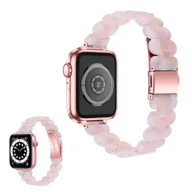 Apple Watch 44mm stylish resin watch strap - Pink