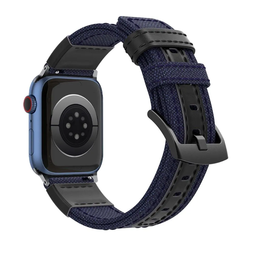 Apple Watch (45mm) nylon stylish watch strap - Blue