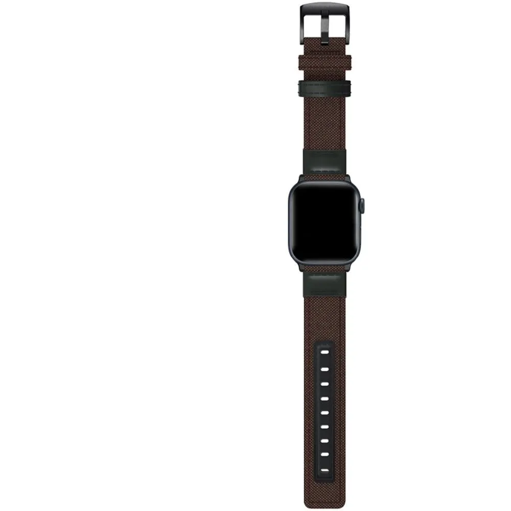 Apple Watch (45mm) nylon stylish watch strap - Coffee