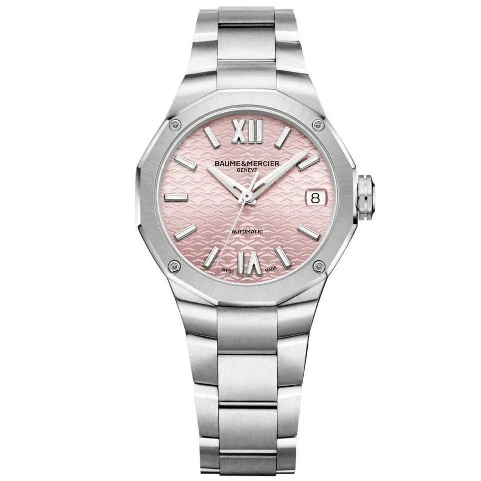 Baume & Mercier Ladies Riviera Pink Watch 10675