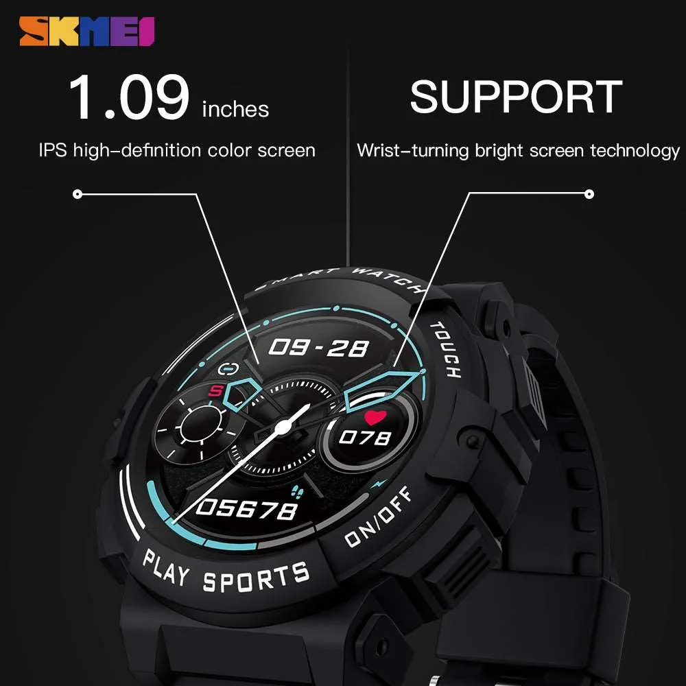 BOZLUN W51 Tough Smartwatch w/ Multi Sports Mode Tracker / 240*240 IPS Screen / 150mAh Long Life Battery