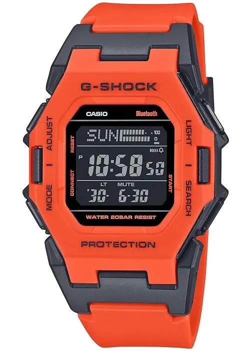 CASIO G-SHOCK SPORTS DIGITAL BLUETOOTH STEPTRACKER ORANGE GDB500FL-4D