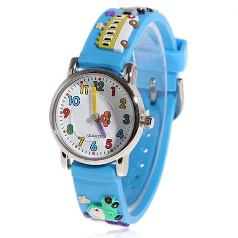 Children cartoon silicone watch