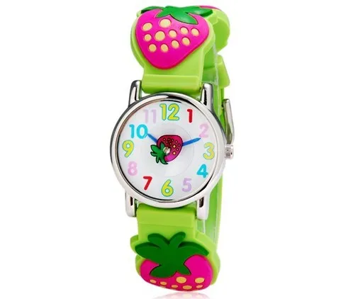 Children cartoon silicone watch