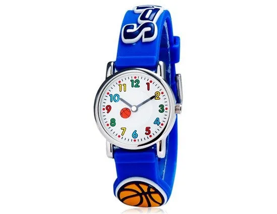 Children cartoon silicone watch