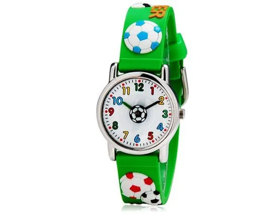 Children cartoon silicone watch