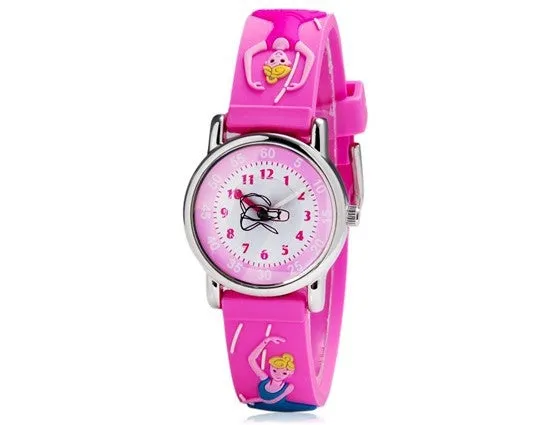 Children cartoon silicone watch