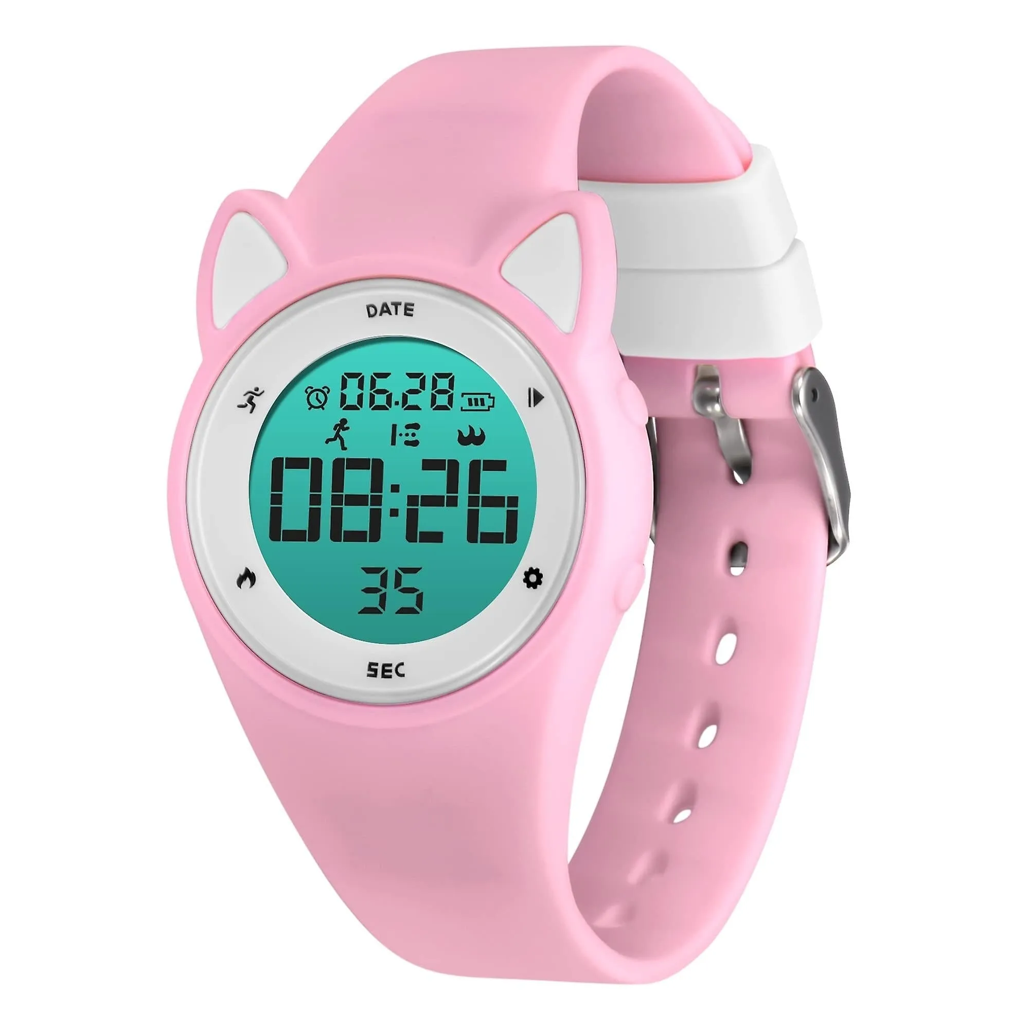 Children Digital Watch Kids Waterproof Sports Watches Fitness Tracker With Pedometer