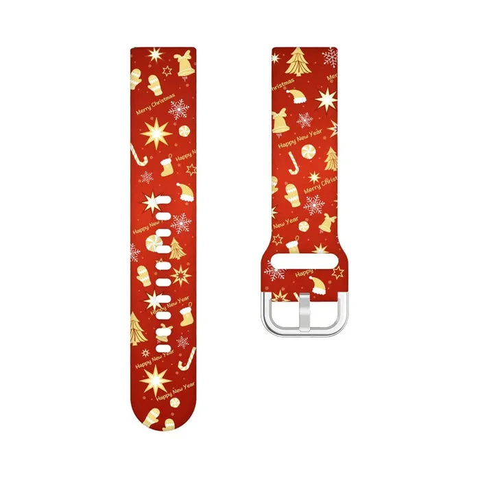 Christmas Watch Straps compatible with the Xiaomi Redmi Watch 3 Active, Lite & Youth