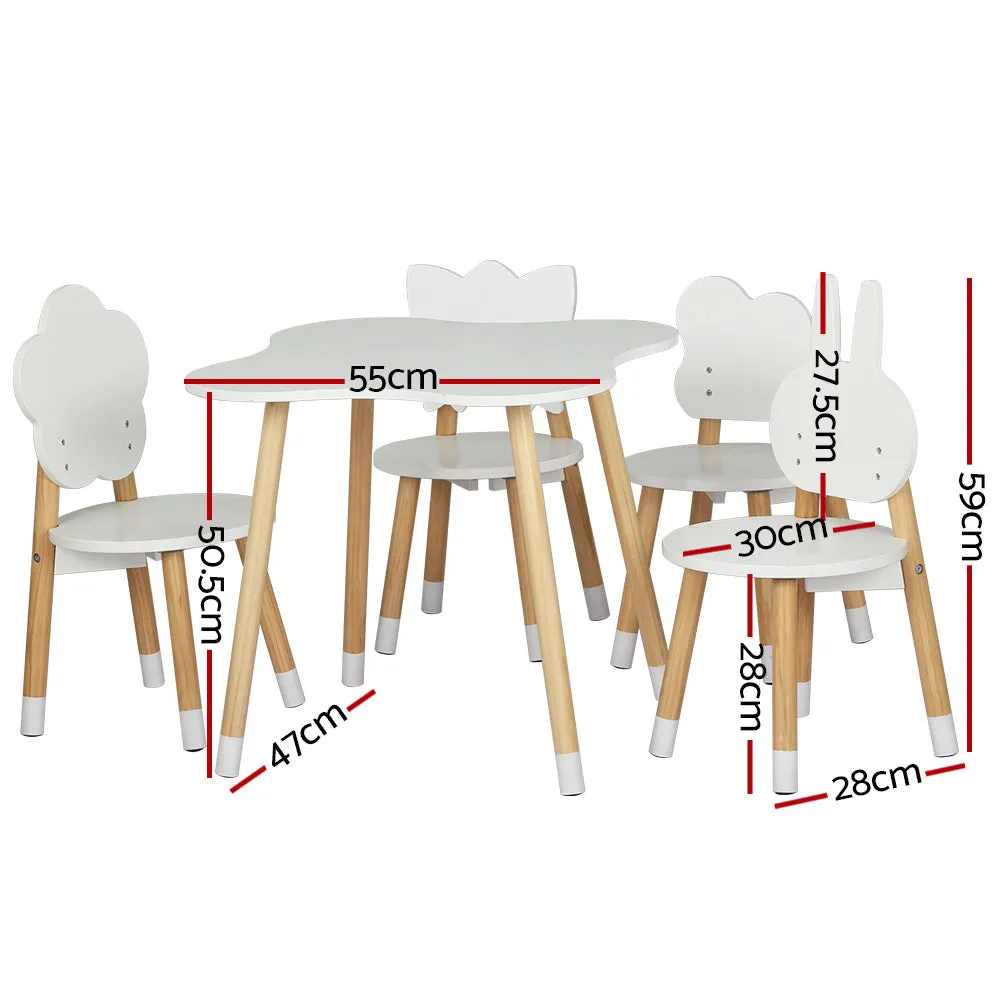 Durable Kids Activity Table Chairs Set Eco-Friendly - Keezi