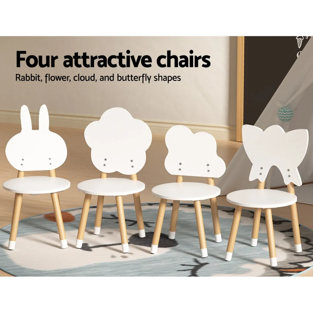 Durable Kids Activity Table Chairs Set Eco-Friendly - Keezi