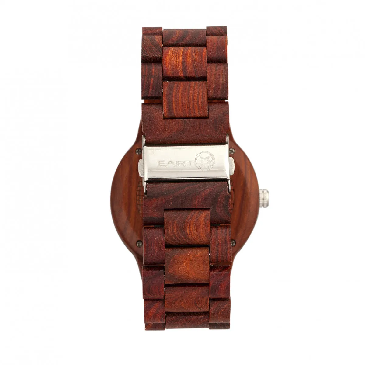 Earth Wood Bighorn Bracelet Watch - Red