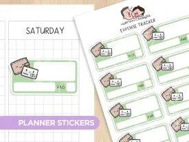 Expense Tracker Planner Stickers