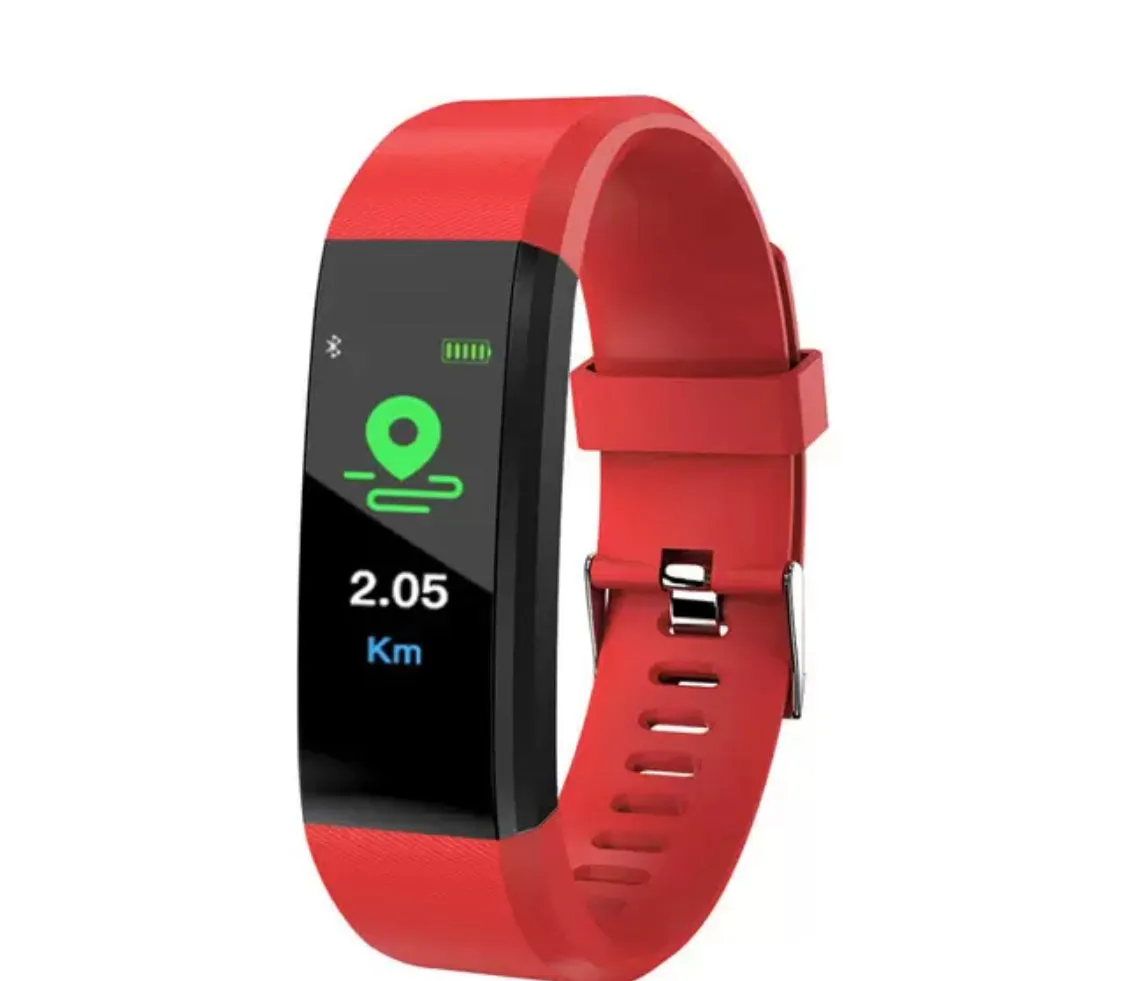 Fitness Tracker With Heart Rate Monitor Smart Watch Bracelet Waterproof