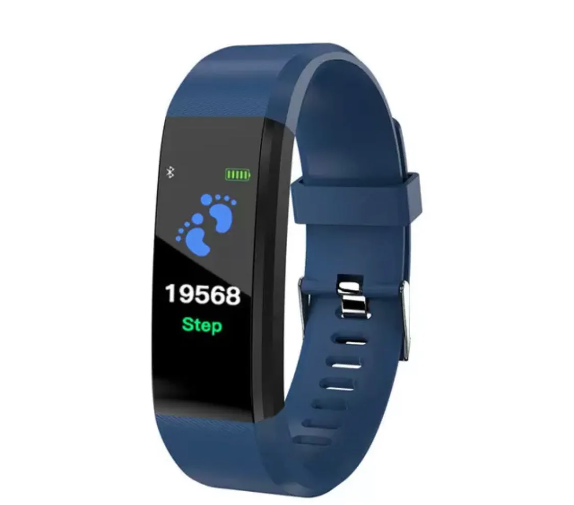 Fitness Tracker With Heart Rate Monitor Smart Watch Bracelet Waterproof