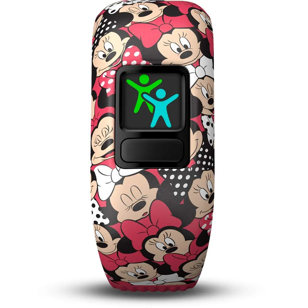 Garmin Vivofit Jr 2 with Two Stretchy Bands (Minnie Mouse & Black)