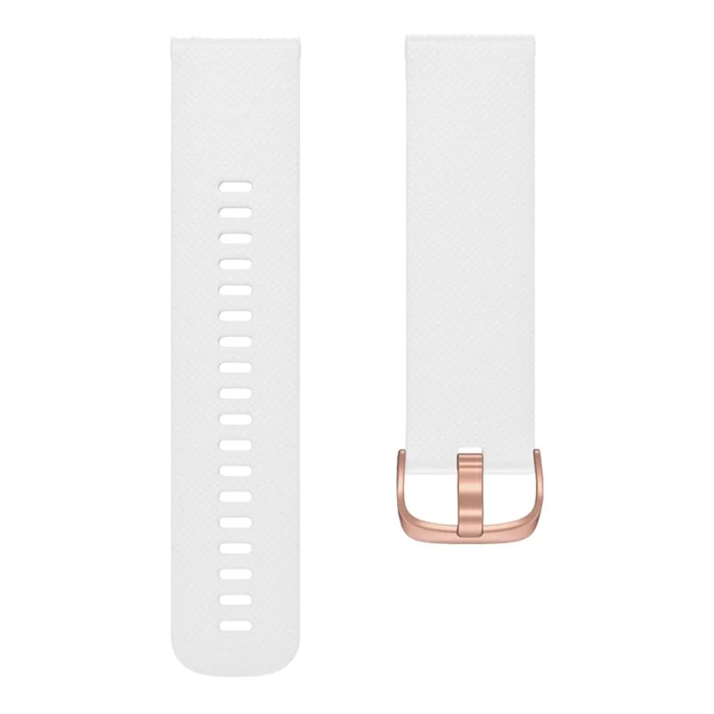 Garmin Vivomove HR & HR Sports compatible Silicone Watch Straps with Rose Gold Buckles