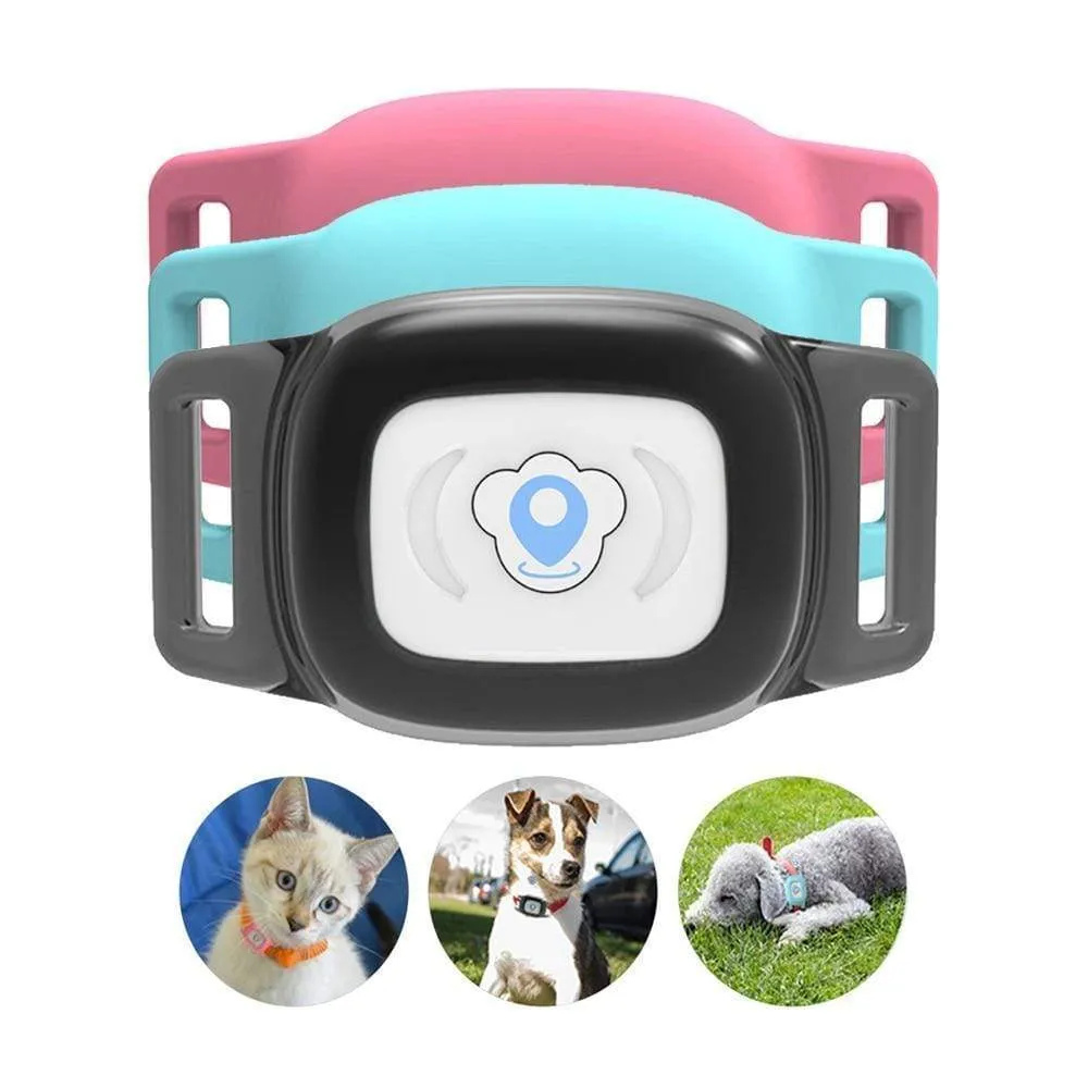 GPS Tracker Pet Tracking Collar Waterproof, Adjustable