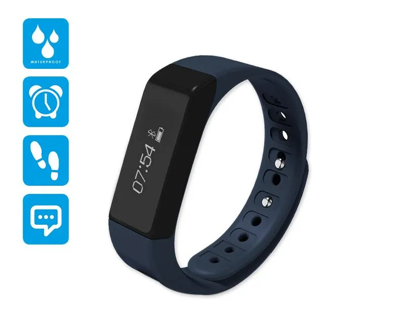 I5 Plus Smartwatch Fitness Tracker Wristband - Blue