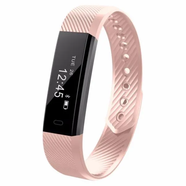 ID115 Fitness Tracker Smart Bracelet Step Counter Activity Monitor Wristband for Android IOS