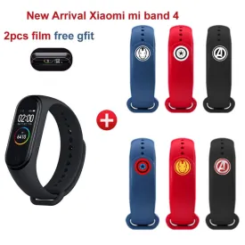 In Stock New Xiaomi mi band 4 Smart Miband 4 50M Waterpproof Heart Rate Fintess AMOLED Color Screen Band4 Miband4 Clock Bracelet