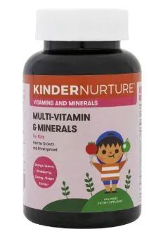 KinderNurture Children's Multi-Vitamin & Minerals Gummies - 2 Sizes Exp 03/26