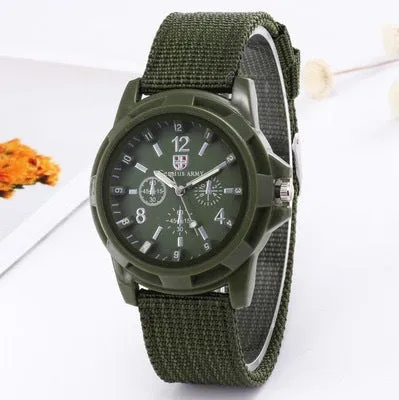 Luminous Men's Watch Men's Watch Woven Belt Student Watch Quartz Watch