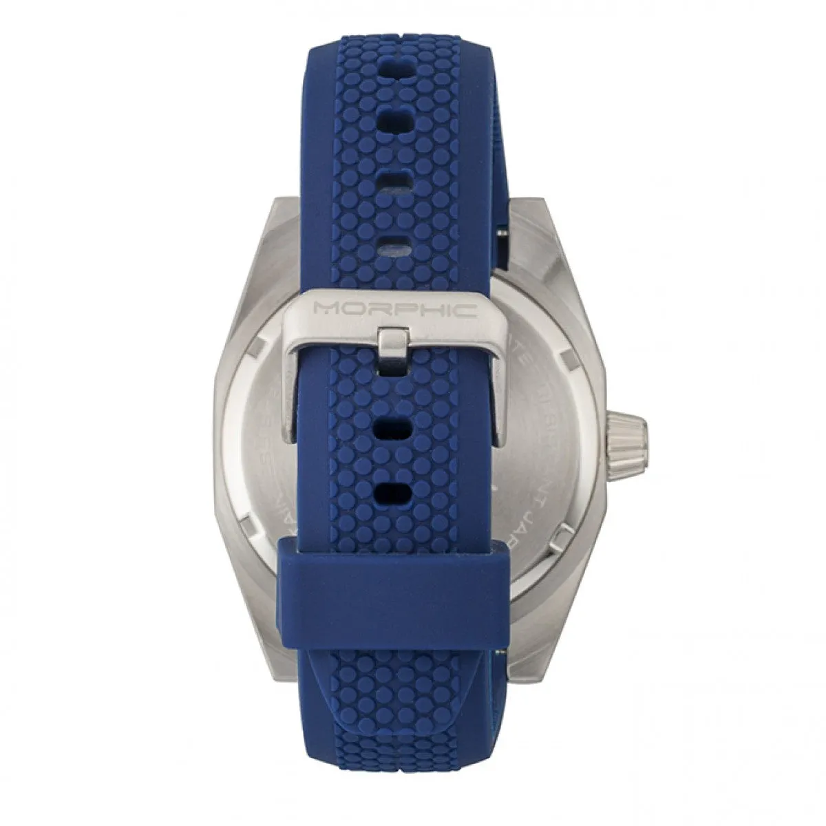 Morphic M34 Series Men's Watch w/ Day/Date - Silver/Blue