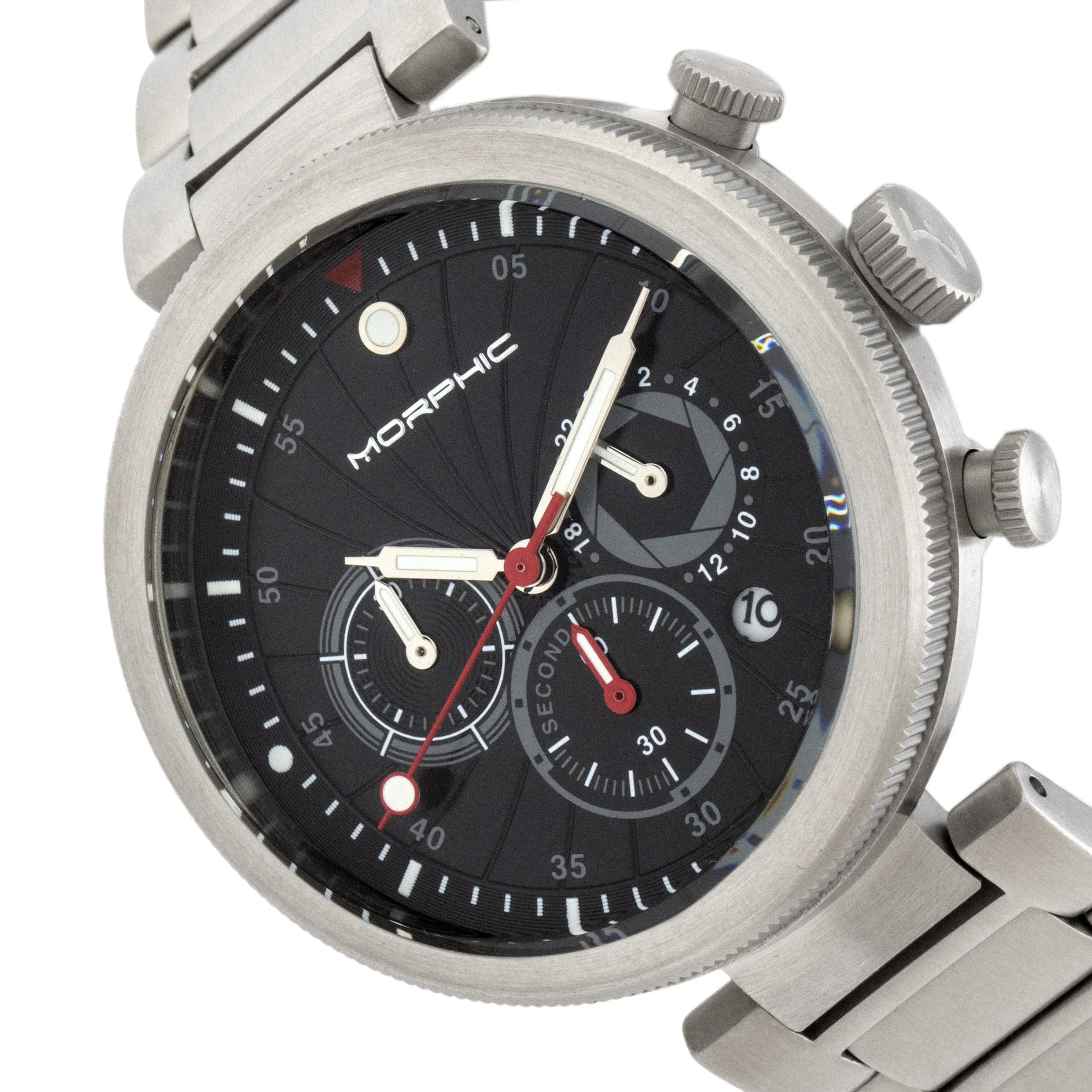 Morphic M87 Series Chronograph Bracelet Watch w/Date