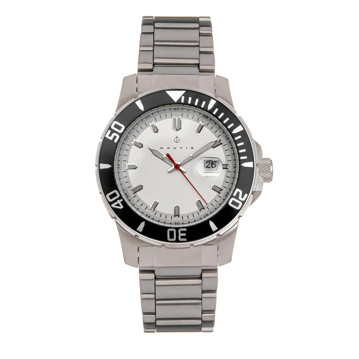 Nautis Admiralty Pro 200 Bracelet Watch w/Date