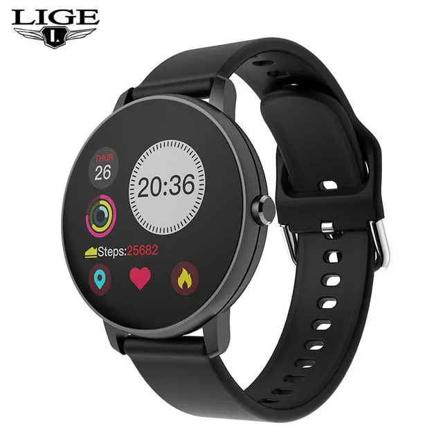 New fashion Fitness Smartwatch sports Waterproof For iPhone/Android men women Heart rate Blood pressure tracker