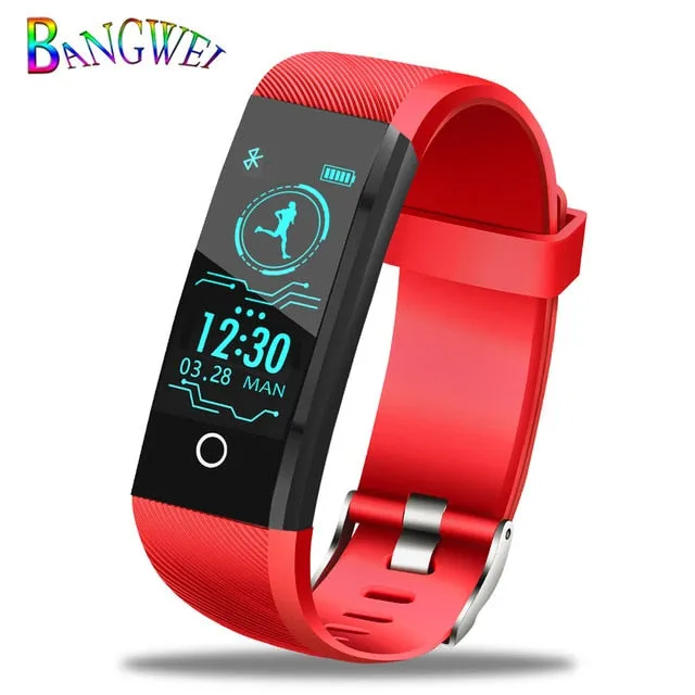 New Smart Bracelet Heart Rate Fitness Tracker Men women Blood Pressure Oxygen Waterproof