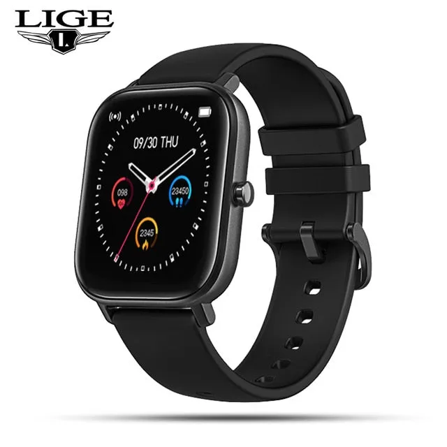 New smartwatch women men Waterproof sport for iPhone Android smartwatch Information reminder Heart rate Fitness tracker