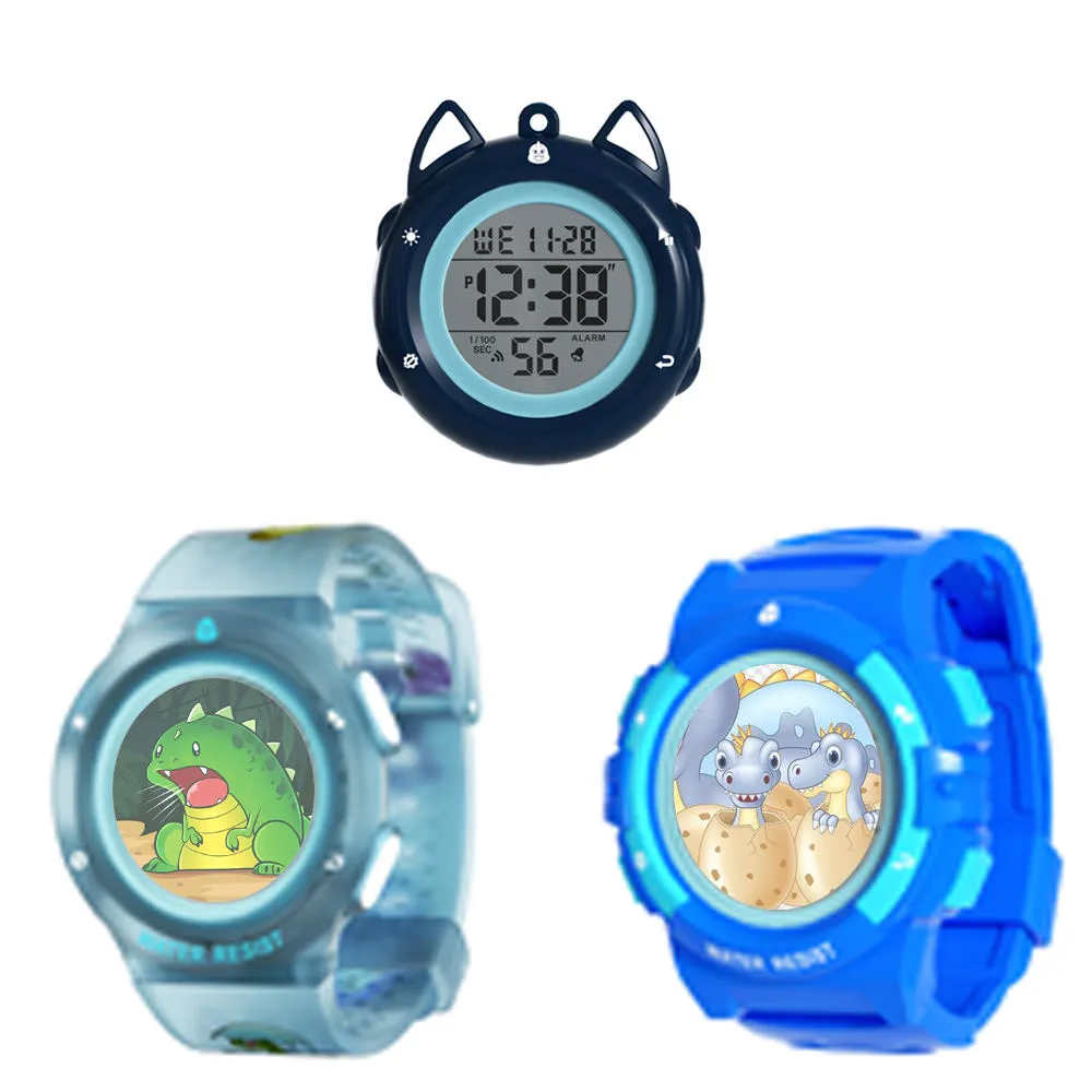 Novelty NFC Watch with Changeable Bezels for Teens 3 Case Set