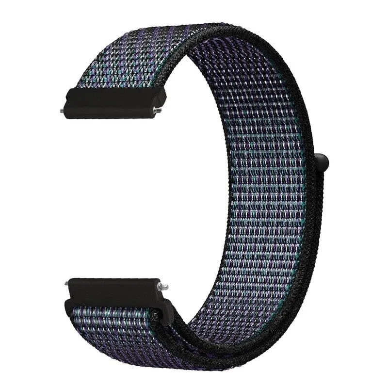 Nylon Sports Loop Watch Straps Compatible with the Armani Exchange 22mm Range